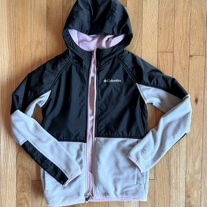 Girls Columbia fleece jacket size M (10/12)